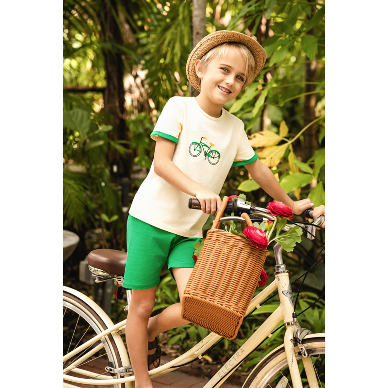 Ali Plus SS26 Printed Bike col - Summer Clothing For Baby Boy avaliação e preço