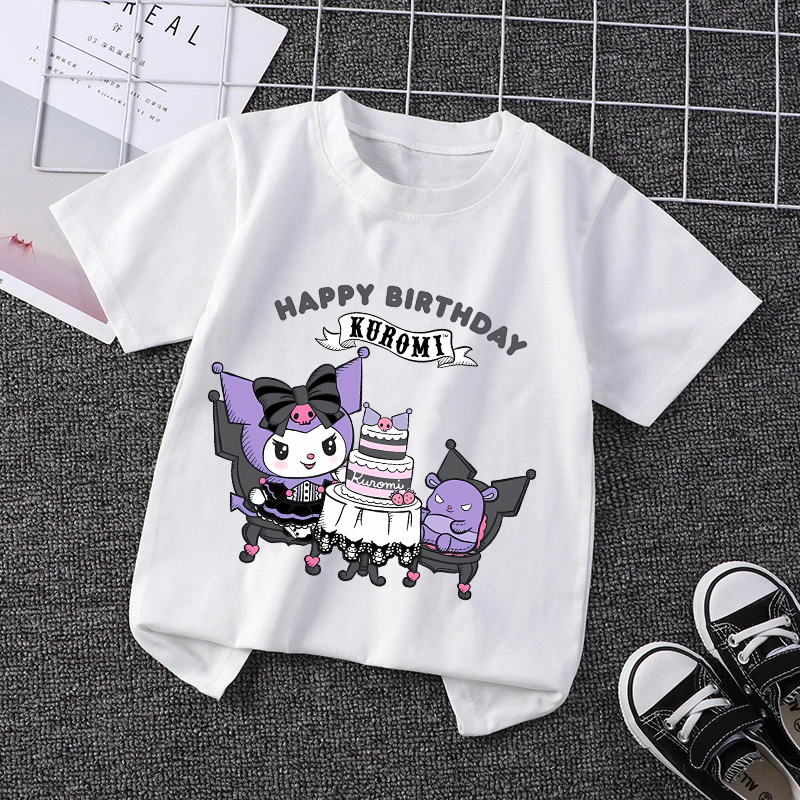 Kuromi Girls Clothing Cute Gir - Summer Clothing For Baby Boy avaliação e preço