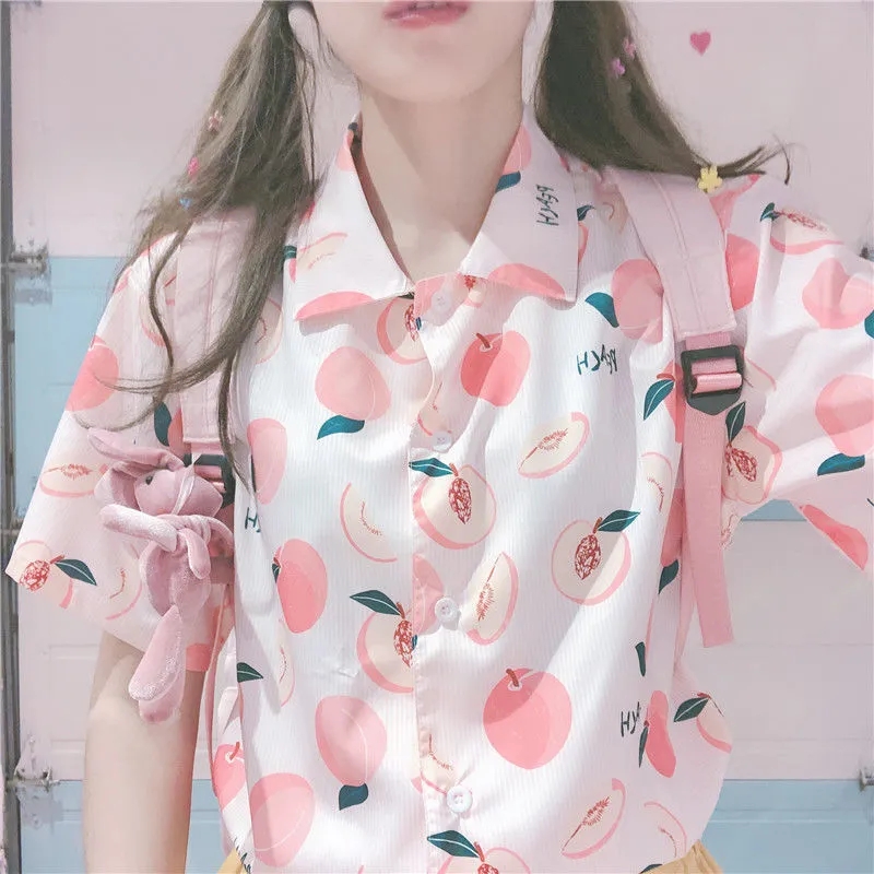 Print Shirts Summer Women's T- - Summer Clothing Aesthetic avaliação e preço