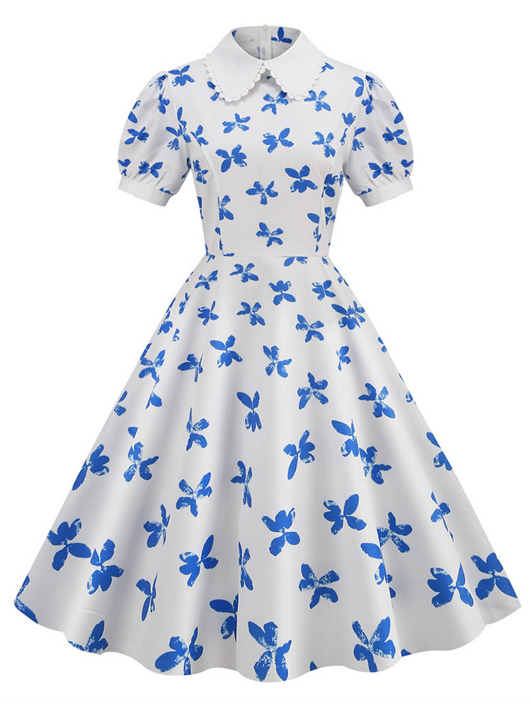 S~3XL  Women Midi Dress Floral - Sundress Midi Floral avaliação e preço