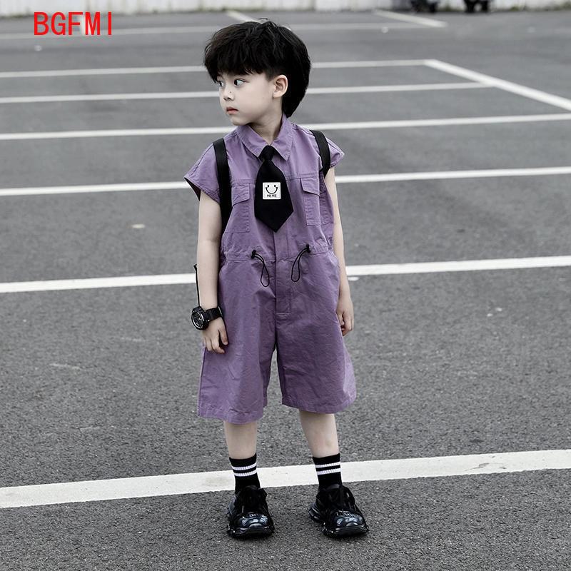 Kids Summer Shorts Overalls Ca - Summer Clothing For Baby Boy avaliação e preço