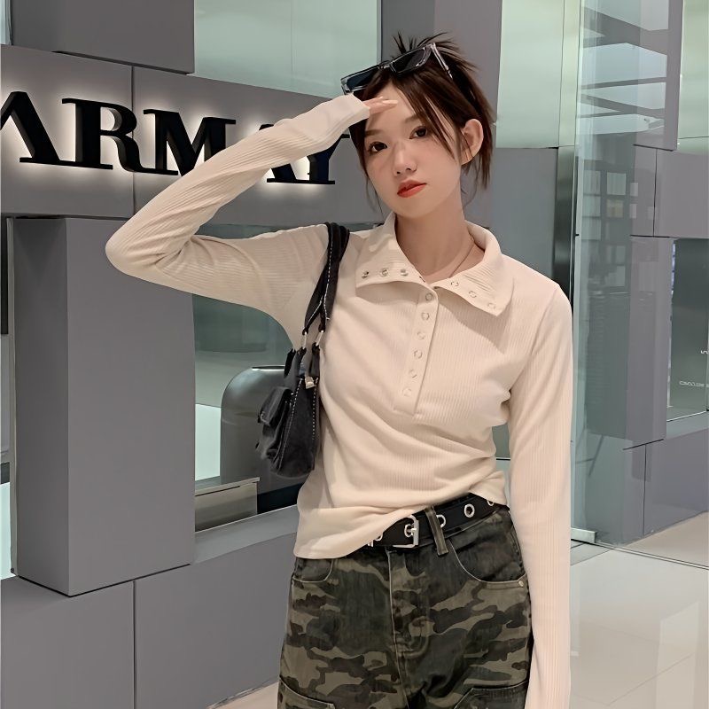 Women Fashion Slim Long Sleeve - Summer Clothing Yarn avaliação e preço