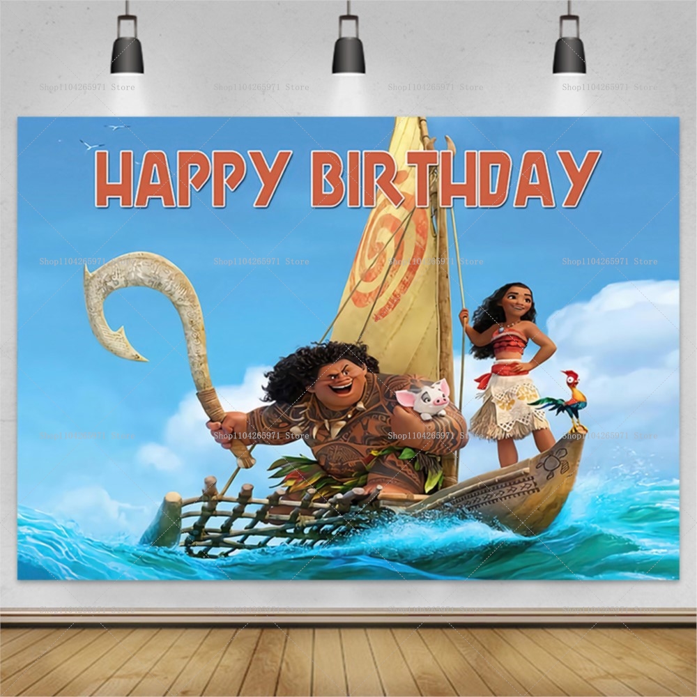 Baby Moana Theme Summer Birthd - Summer Clothing For Baby Boy avaliação e preço