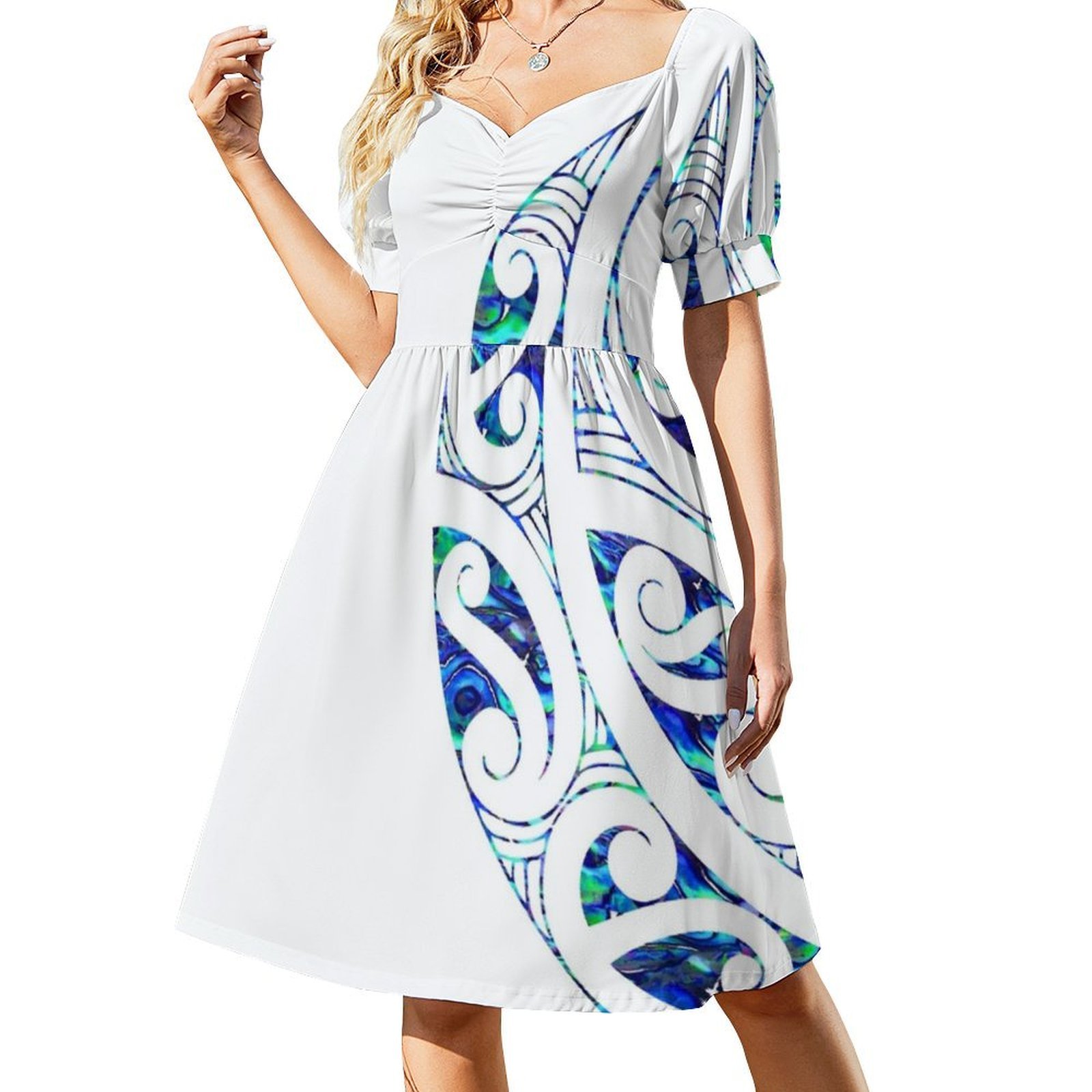New Zealand Māori Paua Koru Tr - Summer Clothing Nz avaliação e preço