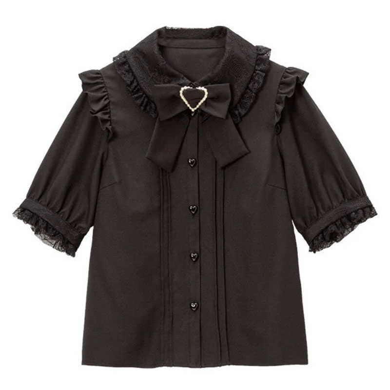 Kawaii Women Shirts Lolita Y2K - Summer Clothing Aesthetic avaliação e preço