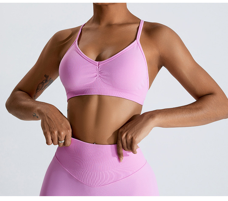 Summer Sexy Scrunch Sports Bra - Summer Yoga Clothing avaliação e preço