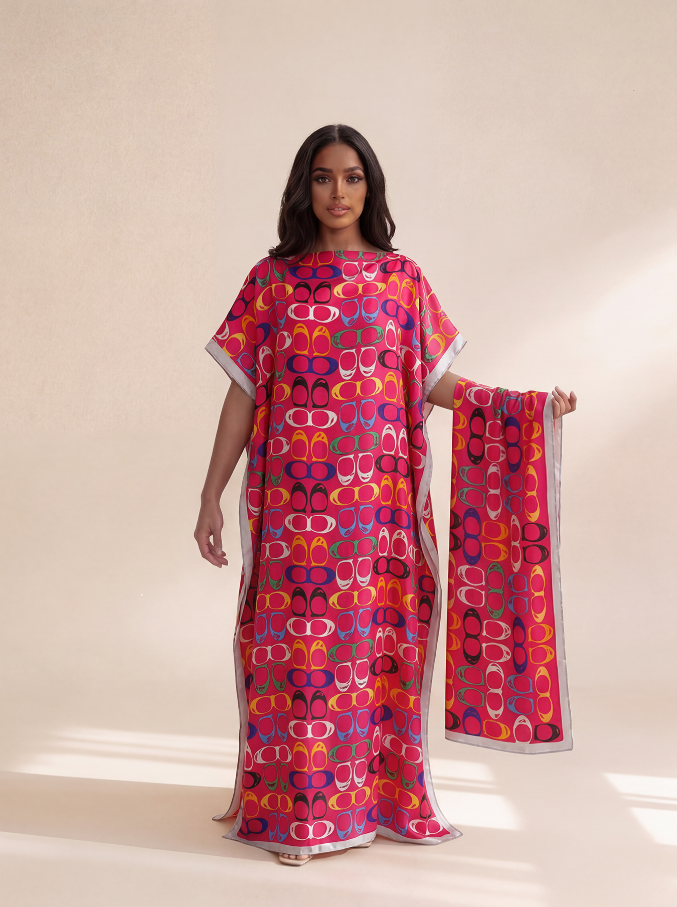 New Style Long Loose Silk Blen - Summer Clothing For Older Women avaliação e preço
