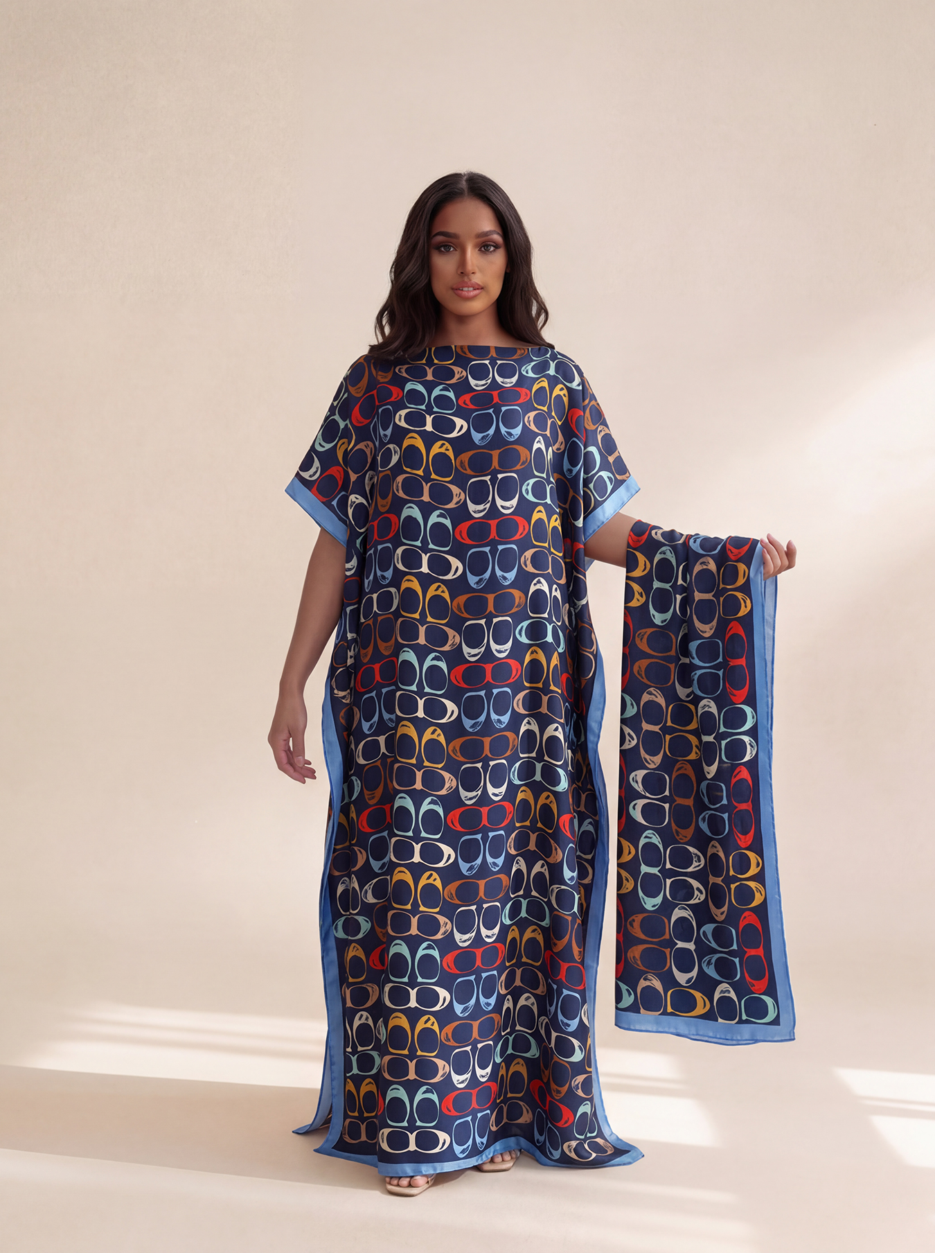 New Style Long Loose Silk Blen - Summer Clothing For Older Women avaliação e preço