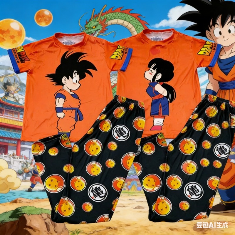 2026 Bandai Pajama Set Son Gok - Summer Clothing For Baby Boy avaliação e preço