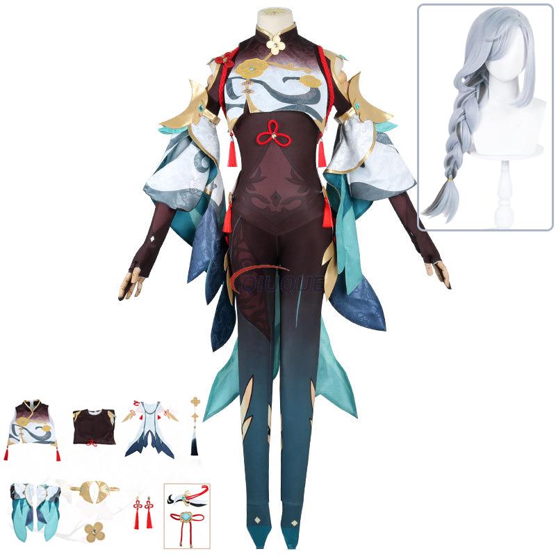 Game Genshin Impact Shenhe Cos - Romper Playsuit Women avaliação e preço