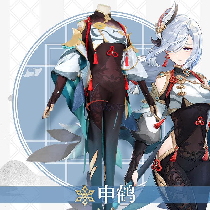Game Genshin Impact Shenhe Cos - Romper Playsuit Women avaliação e preço