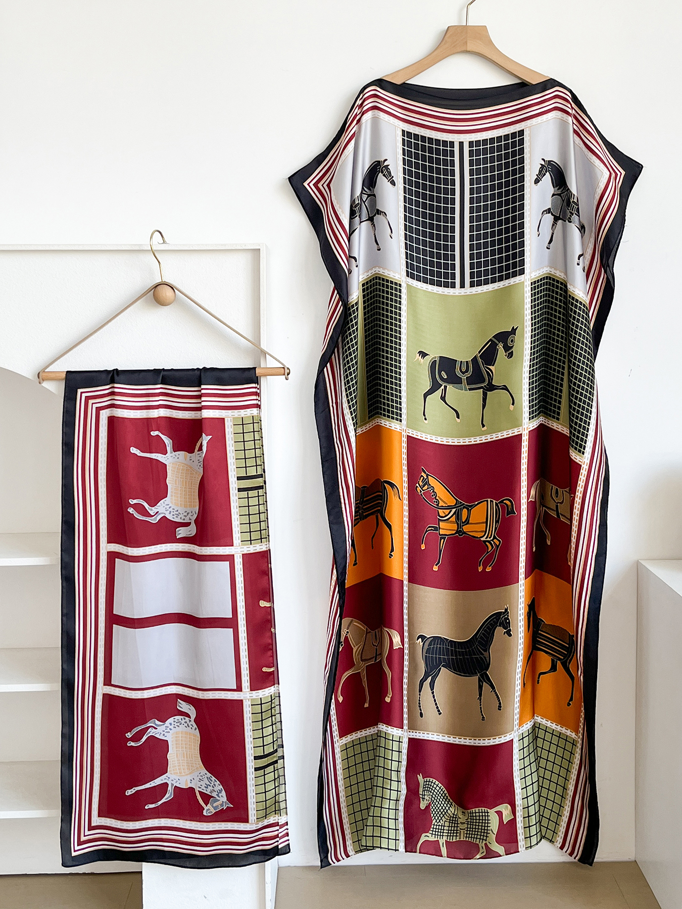 Elegant Printed Silk African S - Summer Clothing For Older Women avaliação e preço