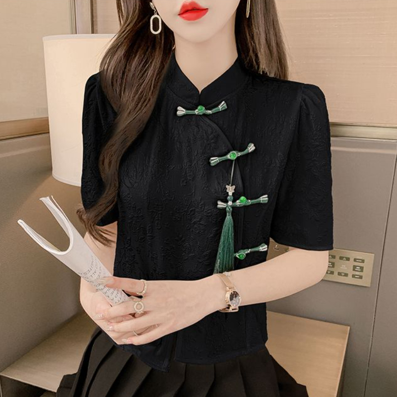 Vintage Blouses Women Fashion  - Summer Clothing Aesthetic avaliação e preço