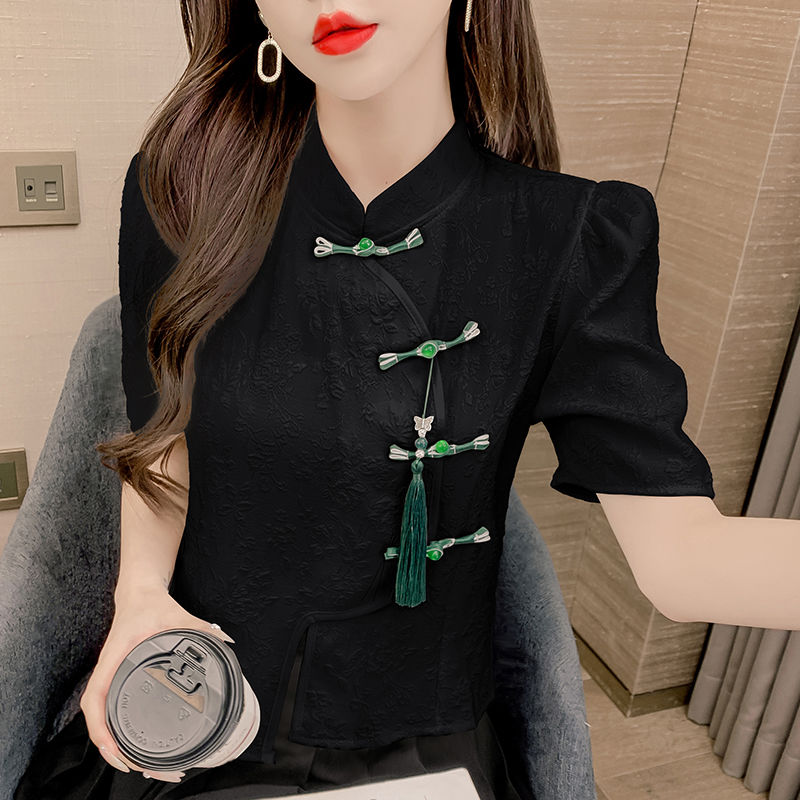 Vintage Blouses Women Fashion  - Summer Clothing Aesthetic avaliação e preço