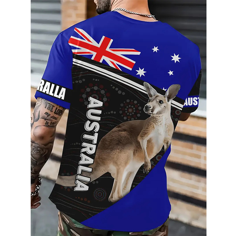 Australia Graphic T Shirts Men - Summer Clothing Women Australia avaliação e preço
