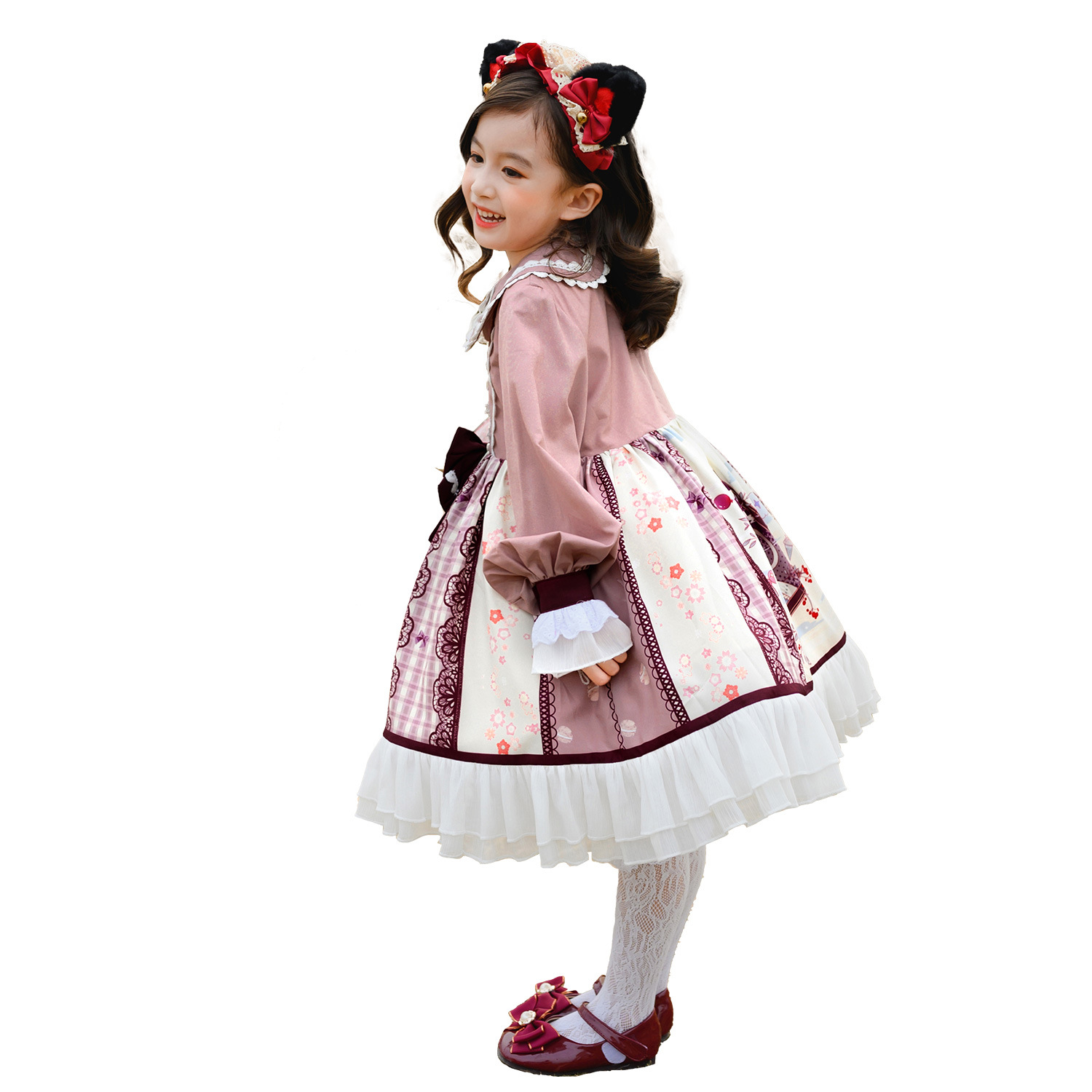 Children's Lolita Clothing Lon - Summer Clothing Set For Girls avaliação e preço