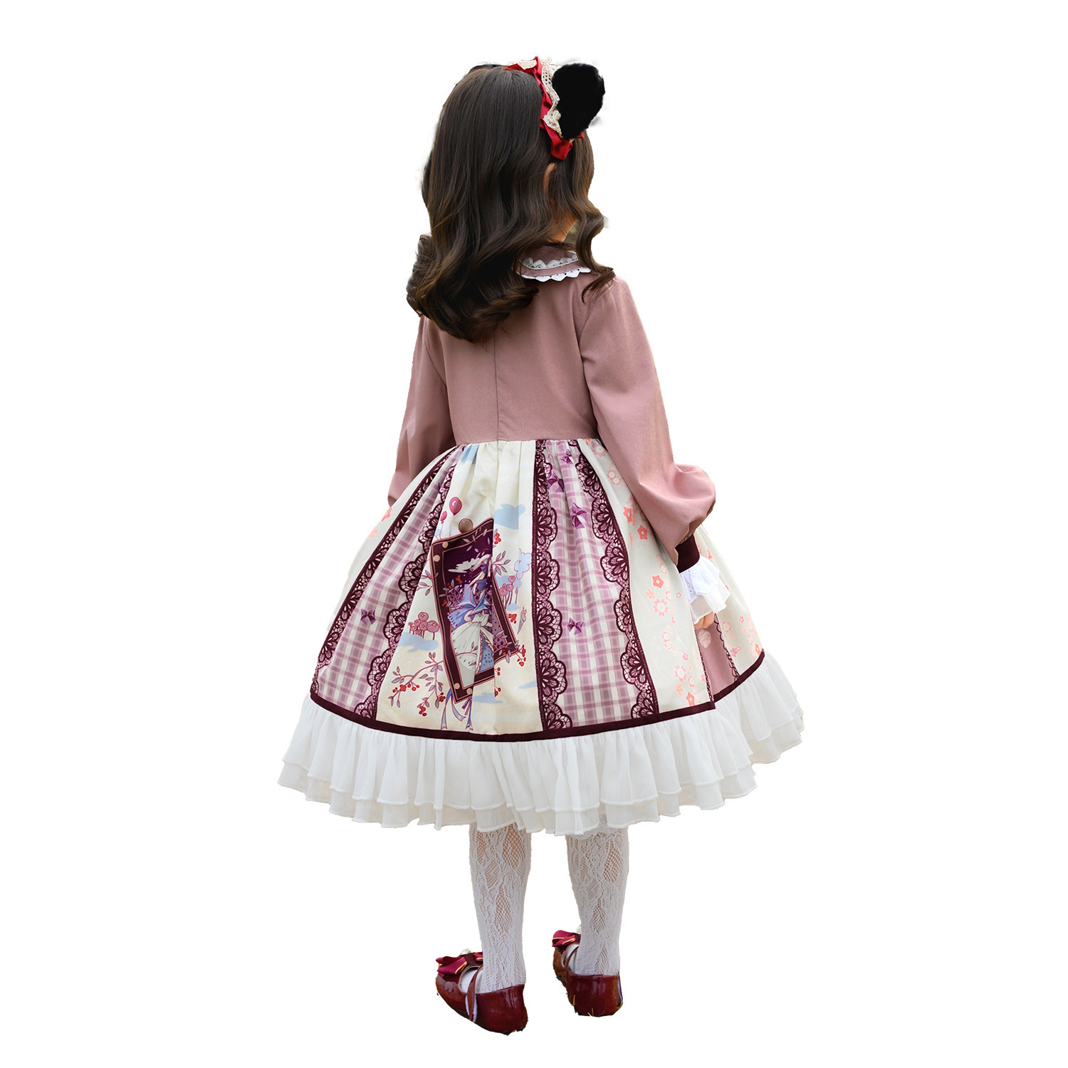 Children's Lolita Clothing Lon - Summer Clothing Set For Girls avaliação e preço