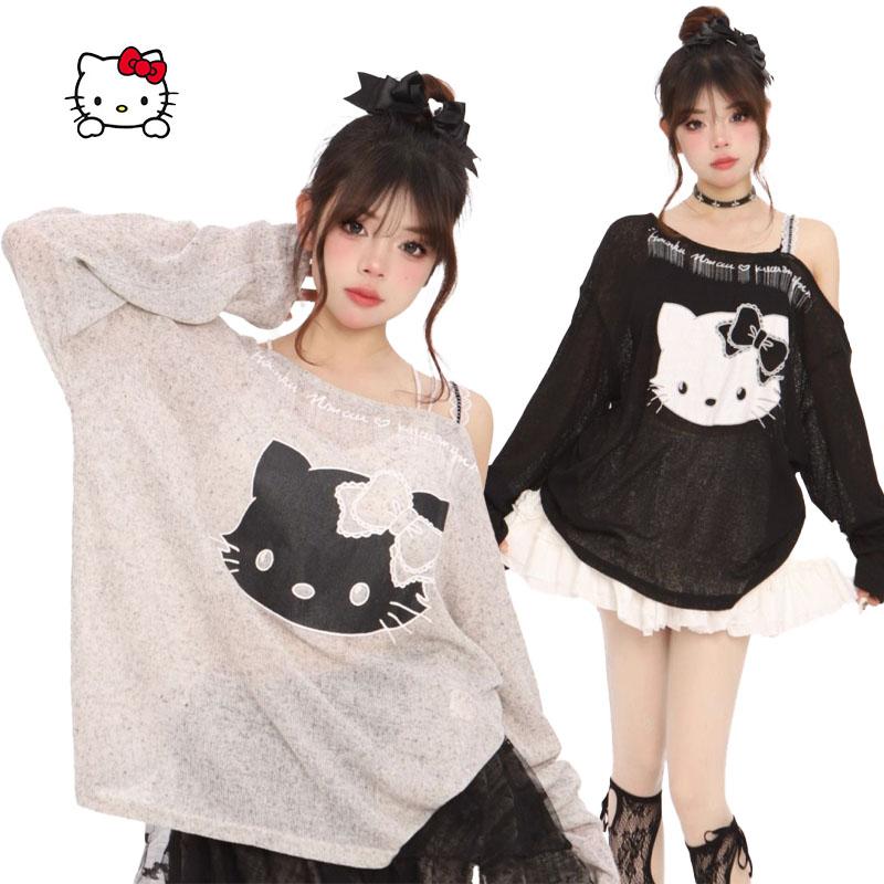 American Hello Kittys Long Sle - Summer Clothing Yarn avaliação e preço