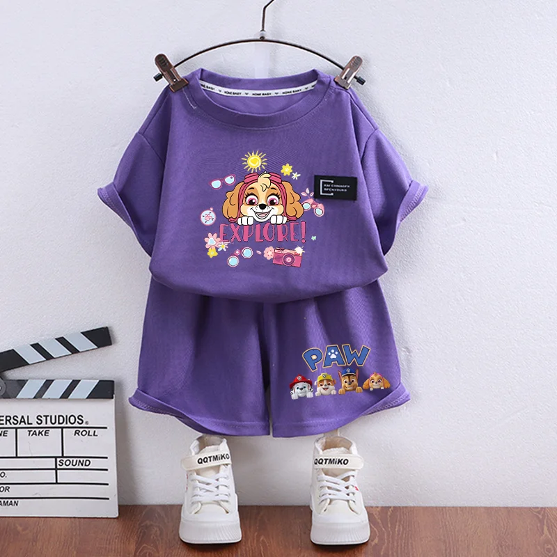 2Pc Paw Patrols T Shirt Chase  - Summer Clothing For Baby Boy avaliação e preço