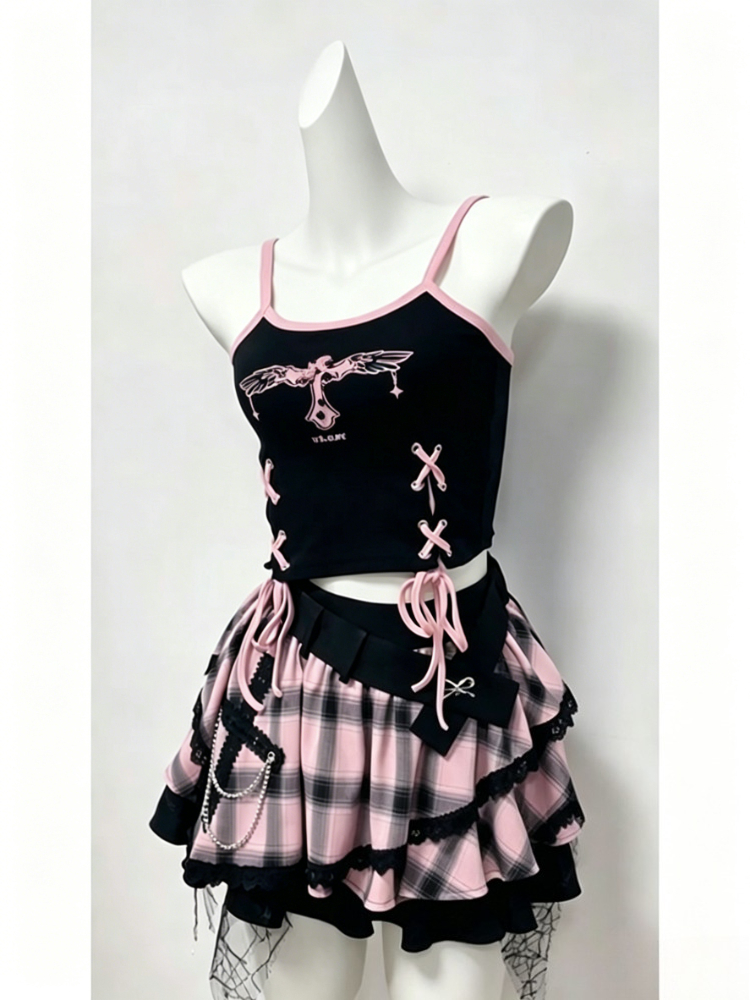 Summer Japanese Style 2 Piece  - Summer Clothing Set For Girls avaliação e preço