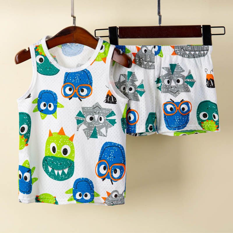 1 to 9 Years Summer Boys Pajam - Summer Clothing Newborn avaliação e preço
