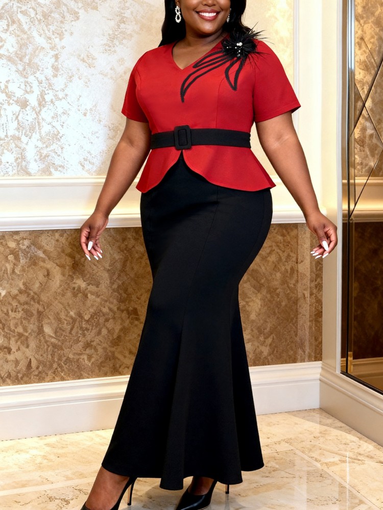L-4XL Plus Size Clothes Evenin - Summer Evenings Clothing avaliação e preço