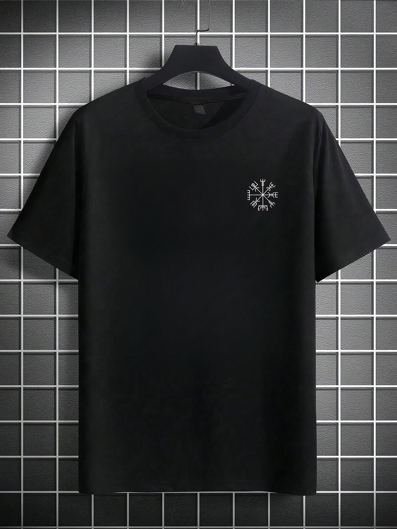 Viking Norse Rune Compass Prin - Summer Viking Clothing avaliação e preço