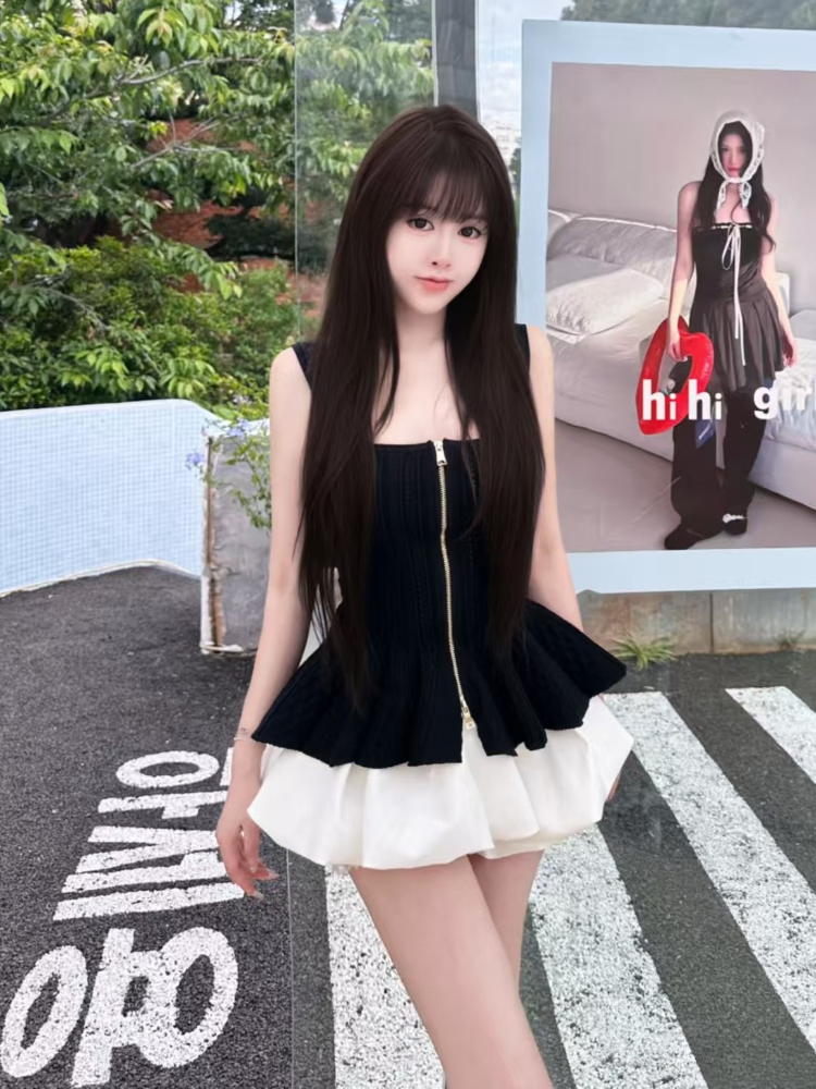 Summer Gothic Hot Girl Slim Sl - Summer Clothing Set For Girls avaliação e preço