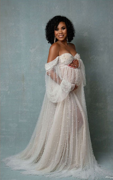 2024New Maternity Photography  - Summer Clothing Yarn avaliação e preço