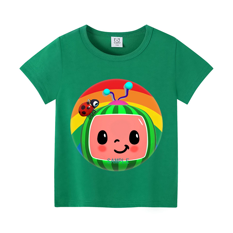 Cocomelons Baby T-Shirts Anime - Summer Clothing For Baby Boy avaliação e preço