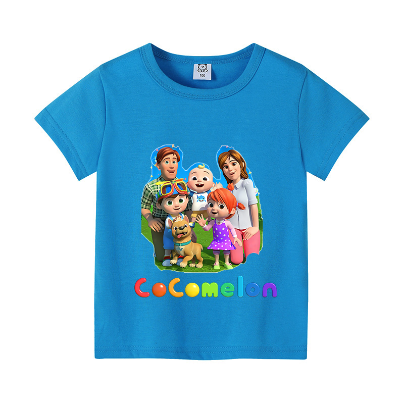Cocomelons Baby T-Shirts Anime - Summer Clothing For Baby Boy avaliação e preço