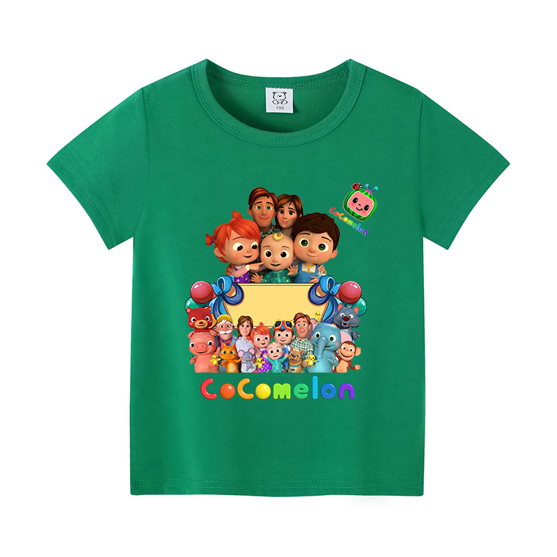 Cocomelons Baby T-Shirts Anime - Summer Clothing For Baby Boy avaliação e preço