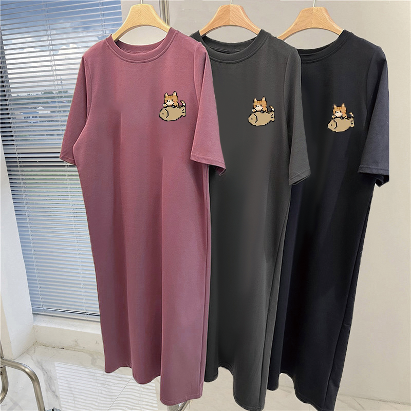 Casual Dresses, Summer Loose L - Summer Clothing For Older Women avaliação e preço