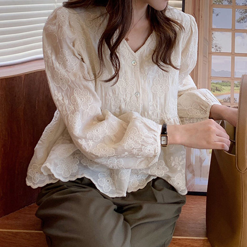 Autumn Shirts Women Elegant Ae - Summer Clothing Aesthetic avaliação e preço