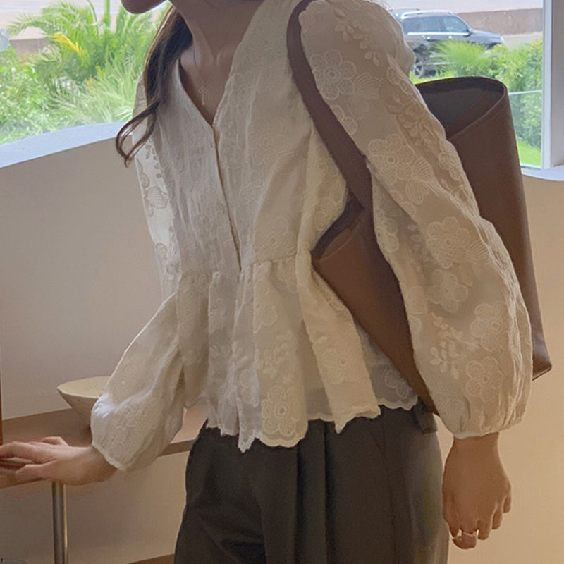 Autumn Shirts Women Elegant Ae - Summer Clothing Aesthetic avaliação e preço
