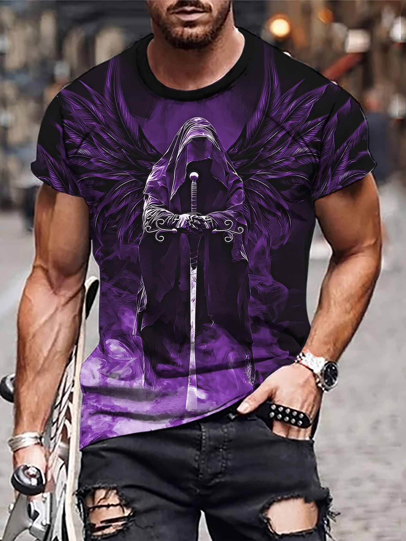 Summer Viking Warrior Pattern  - Summer Viking Clothing avaliação e preço