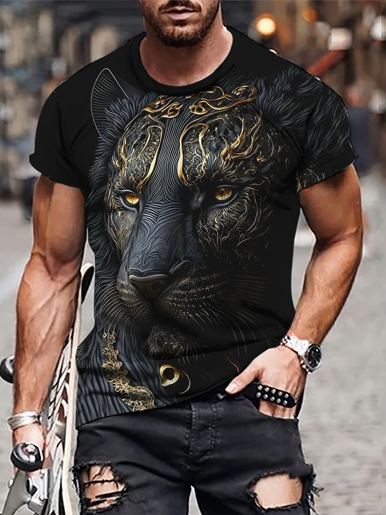 Summer Viking Warrior Pattern  - Summer Viking Clothing avaliação e preço