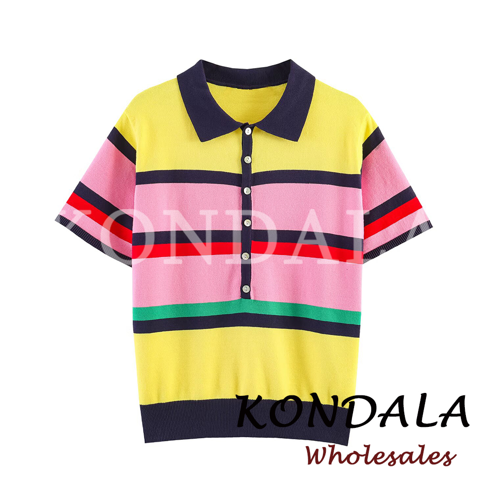 KONDALA Chic Summer Modern Str - Summer Clothing Yarn avaliação e preço