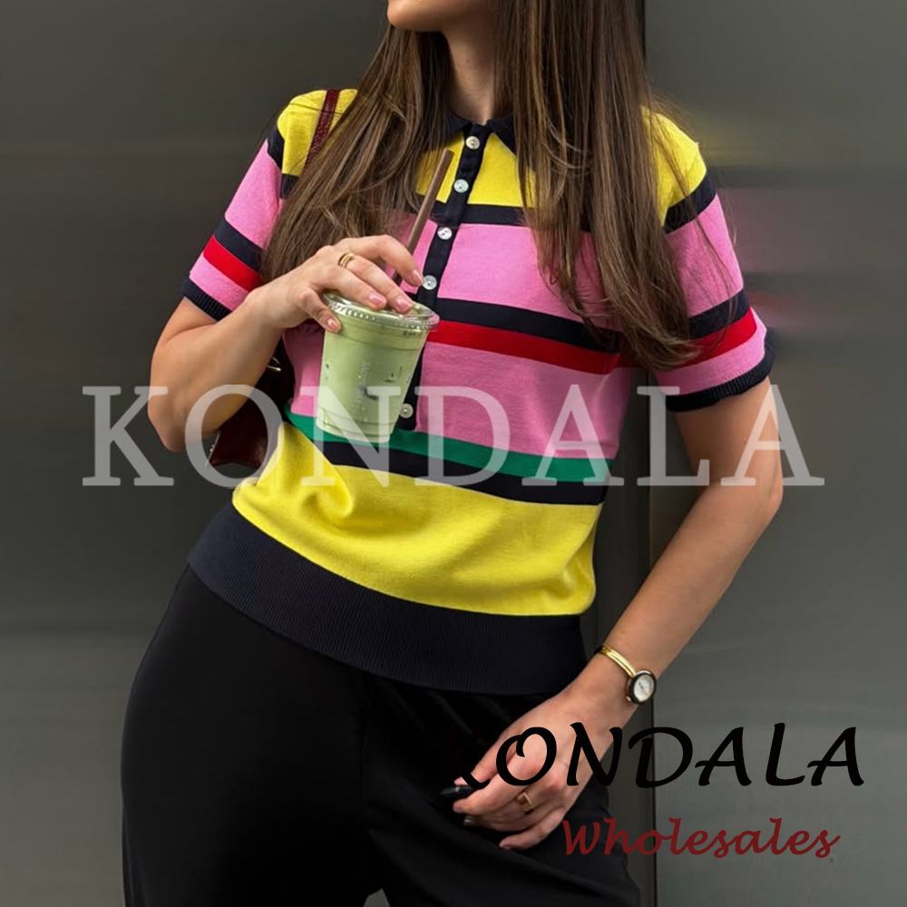 KONDALA Chic Summer Modern Str - Summer Clothing Yarn avaliação e preço