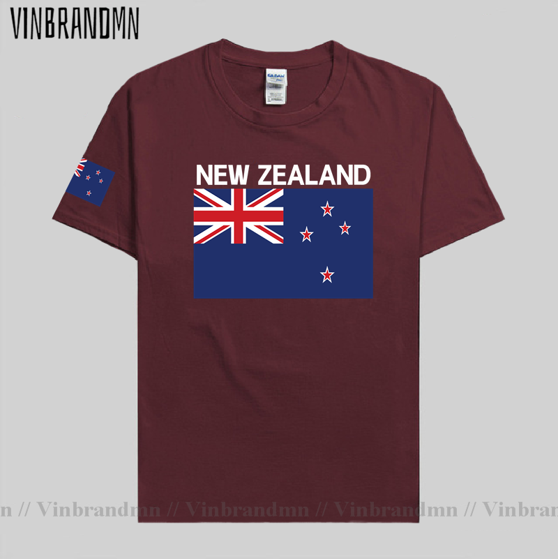 New Zealand Mens T shirt Jerse - Summer Clothing Nz avaliação e preço